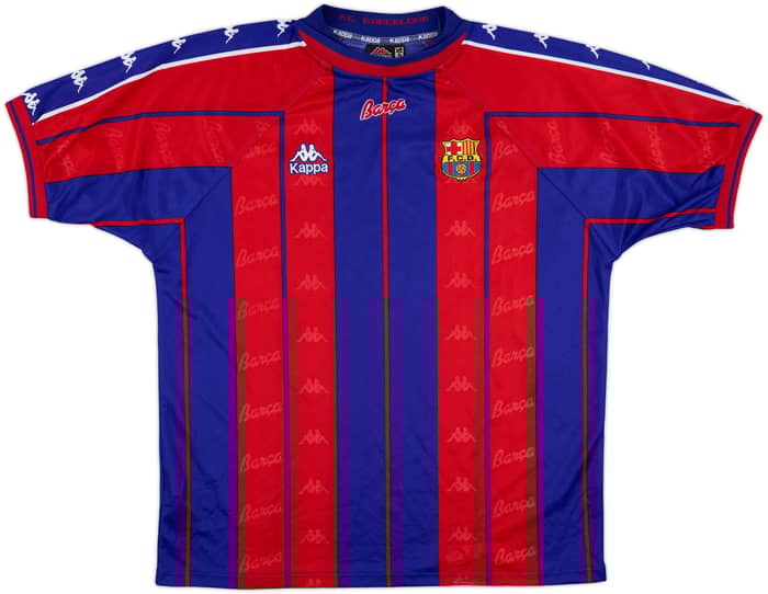 1997-98 Barcelona Home Shirt - 9/10 - (XL)