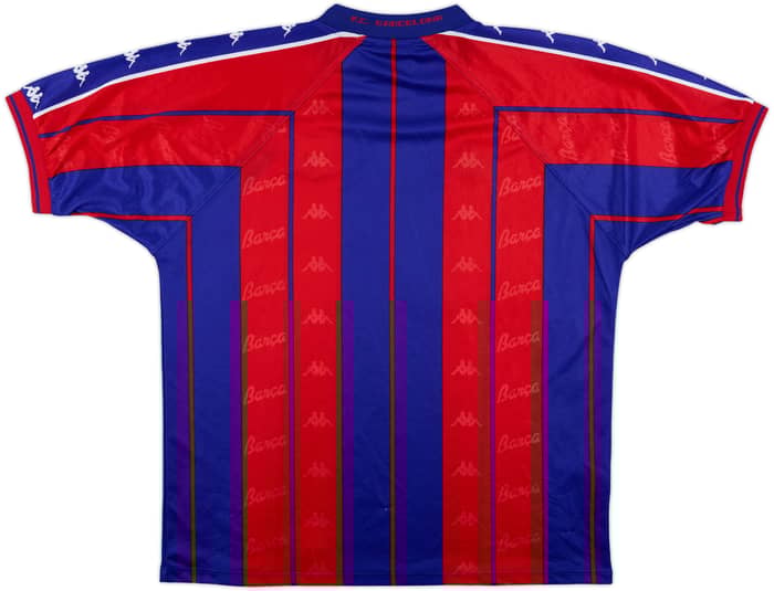1997-98 Barcelona Home Shirt - 9/10 - (XL)