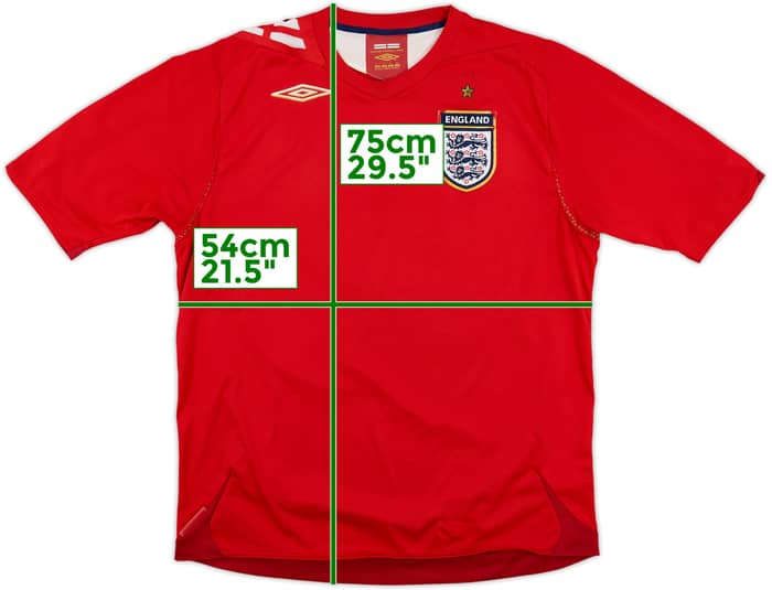 2006-08 England Away Shirt - 5/10 - (L)