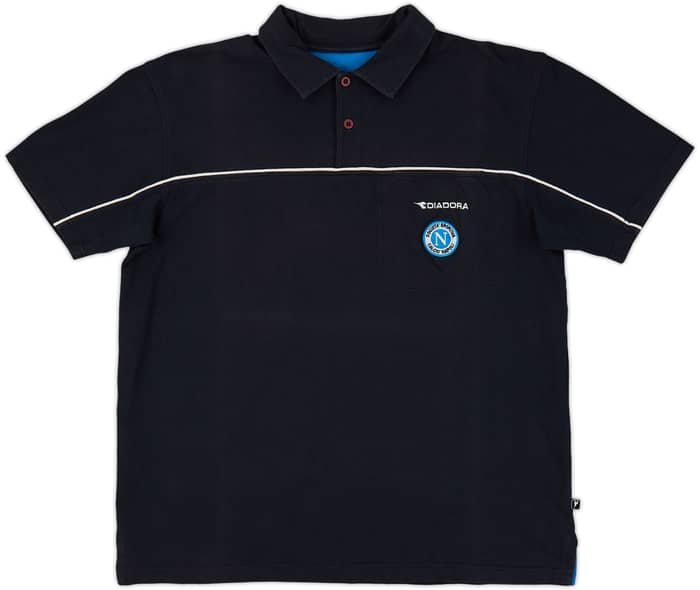2006-07 Napoli Diadora Polo Shirt - 8/10 - (L)