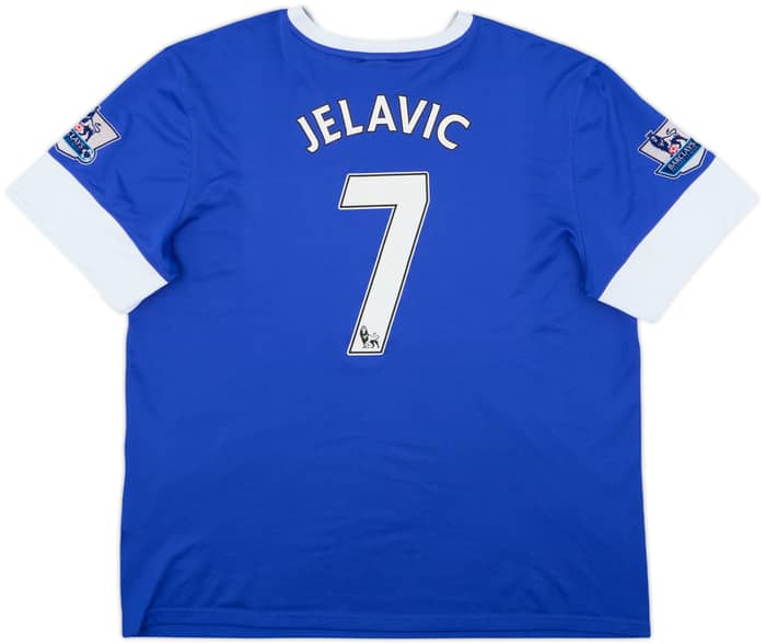2012-13 Everton Home Shirt Jelavic #7 - 8/10 - (XXL)