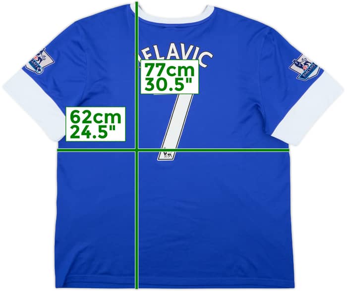 2012-13 Everton Home Shirt Jelavic #7 - 8/10 - (XXL)