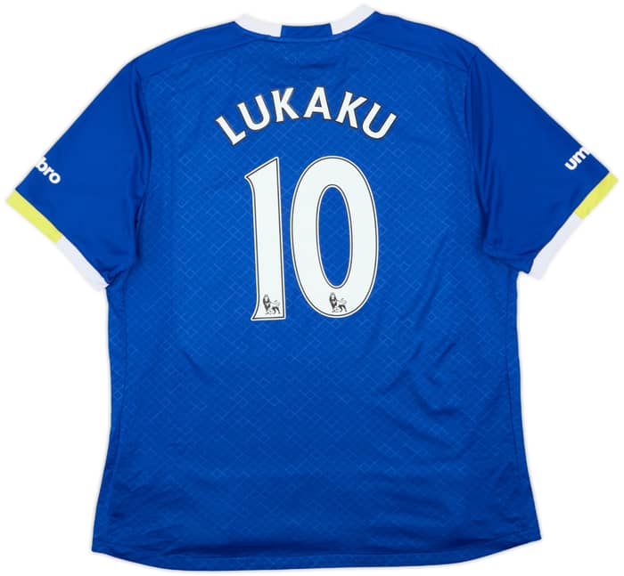 2016-17 Everton Home Shirt Lukaku #10 - 8/10 - (XXL)
