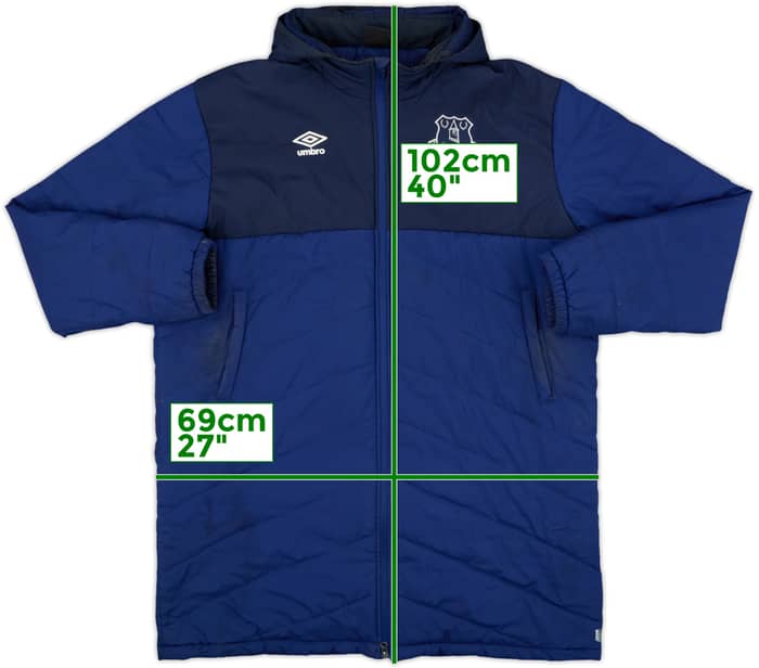 2017-18 Everton Umbro Padded Bench Coat - 5/10 - (3XL)