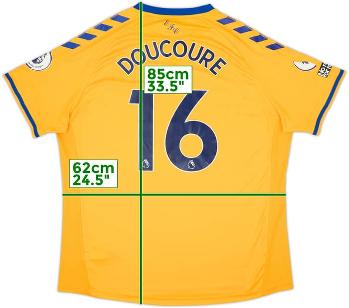 2020-21 Everton Away Shirt Doucoure #16 - 7/10 - (3XL)