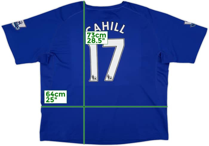 2010-11 Everton Home Shirt Cahill #17 - 7/10 - (XXL)
