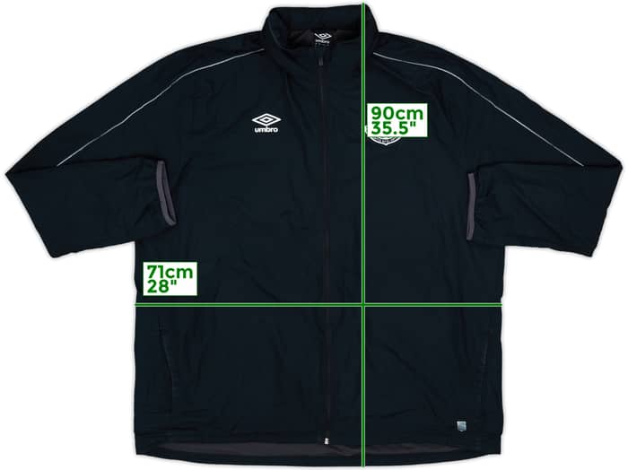 2015-16 Everton Umbro Hooded Rain Jacket - 9/10 - (3XL)