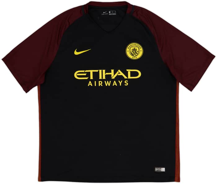 2016-17 Manchester City Away Shirt De Bruyne #17 - 8/10 - (XL)