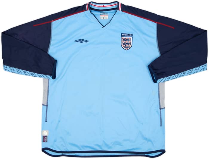 2002-03 England GK Shirt Seaman #1 - 8/10 - (XXL)