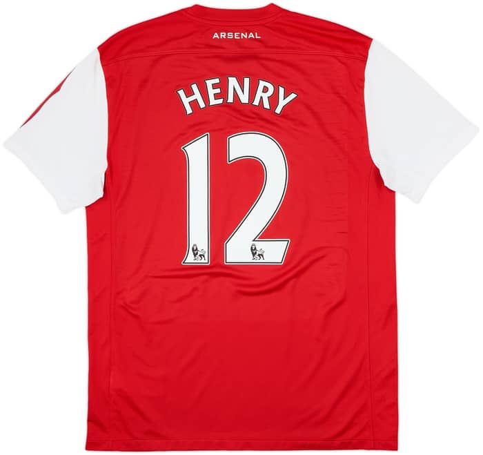 2011-12 Arsenal Home Shirt Henry #12 - 7/10 - (L)