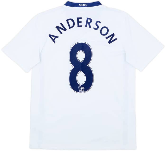 2008-10 Manchester United Away Shirt Anderson #8 - 7/10 - (M)