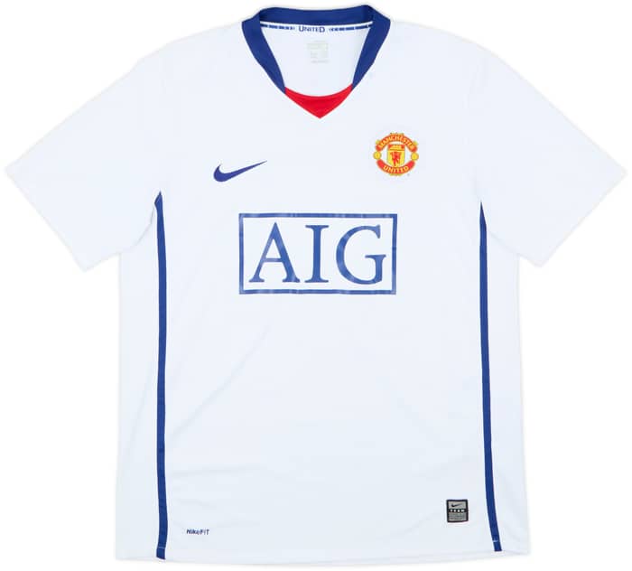 2008-10 Manchester United Away Shirt Anderson #8 - 7/10 - (M)