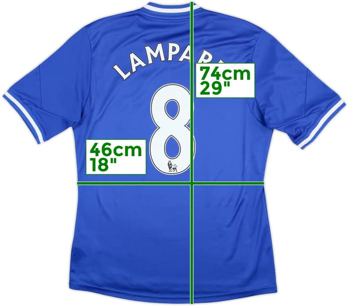 2013-14 Chelsea Home Shirt Lampard #8 - 6/10 - (M)