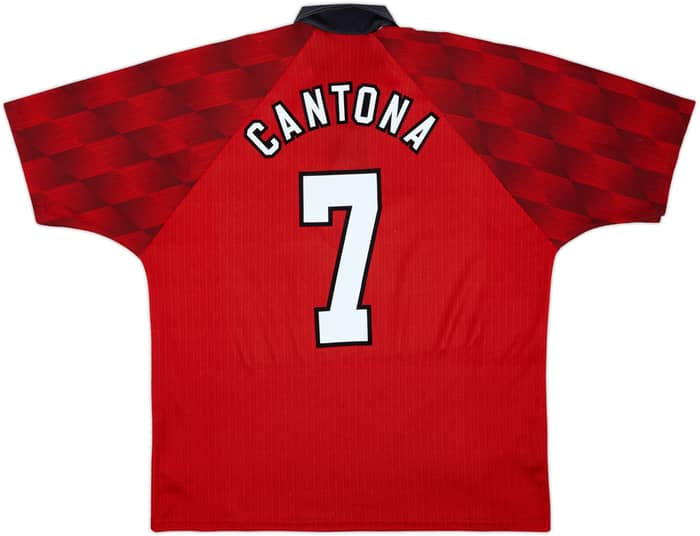1996-98 Manchester United Camiseta Local Cantona #7 - 8/10 - (XL)