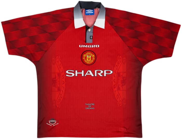 1996-98 Manchester United Camiseta Local Cantona #7 - 8/10 - (XL)