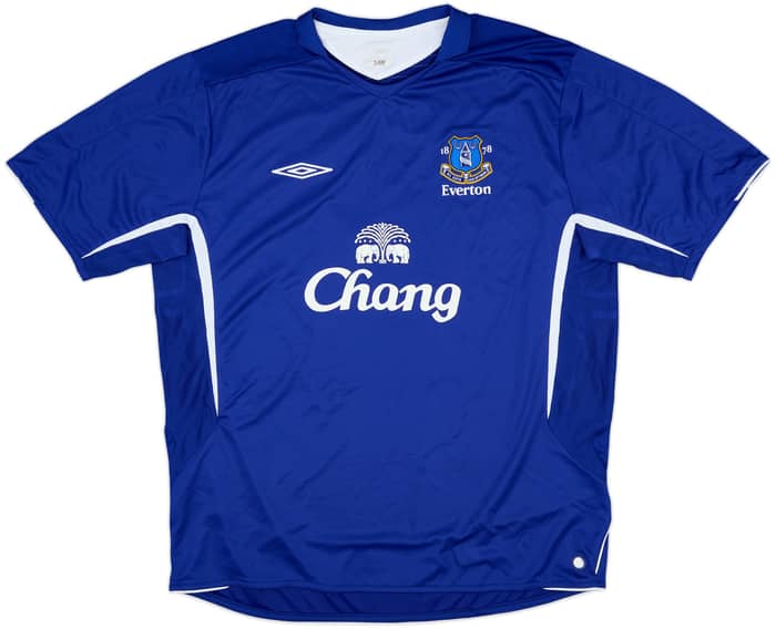2005-06 Everton Home Shirt Osman #21 - 8/10 - (XXL)