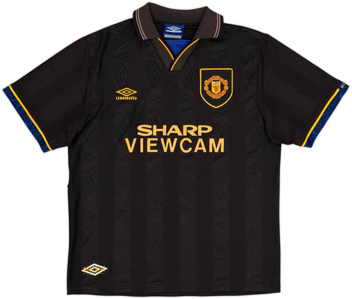 1993-95 Manchester United Camiseta Visitante Cantona #7 - 8/10 - (L)