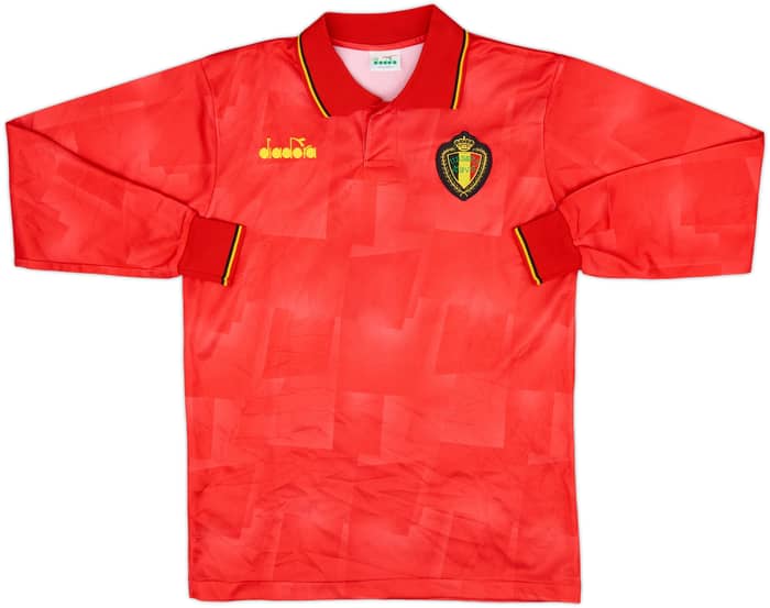 1992-94 Belgium Home L/S Shirt #10 - 9/10 - (S)