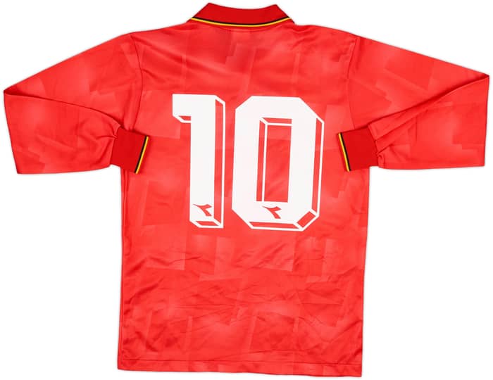 1992-94 Belgium Home L/S Shirt #10 - 9/10 - (S)
