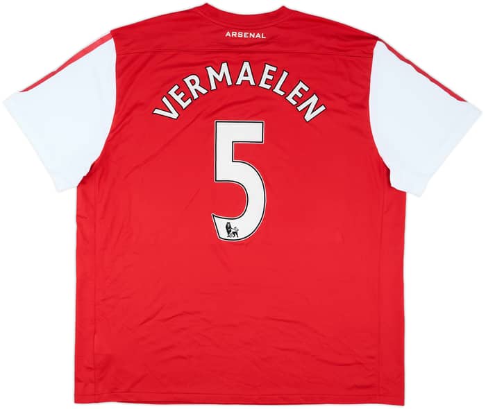 2011-12 Arsenal Home Shirt Vermaelen #5 - 5/10 - (3XL)
