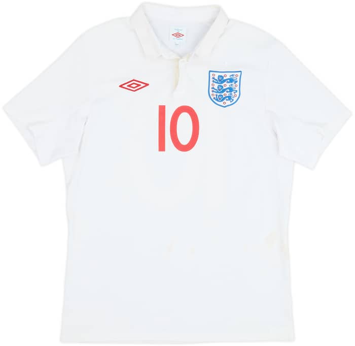 2009-10 England Home Shirt Rooney #10 - 5/10 - (M)