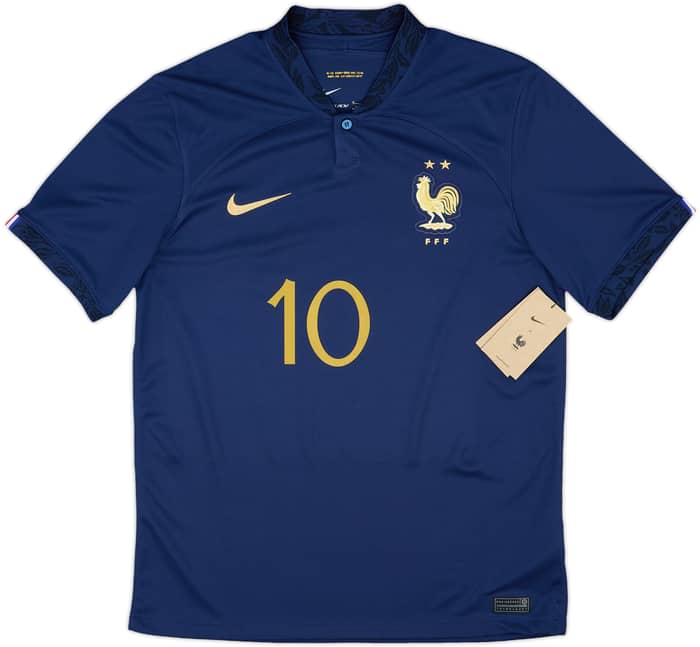 2022-23 France Home Shirt Mbappe #10 (M)