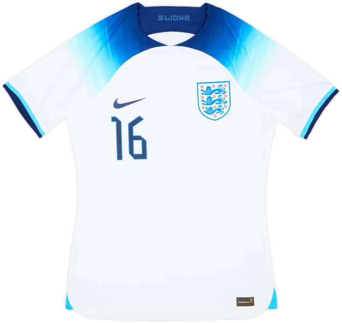 2022-23 England Authentic Home Shirt Coady #16 - 9/10 - (M)