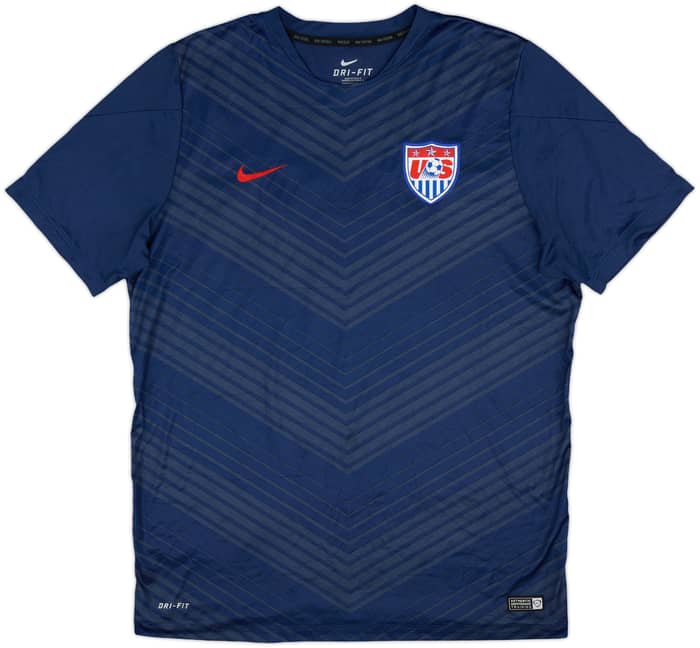 2014-16 USA Nike Training Shirt - 8/10 - (XL)