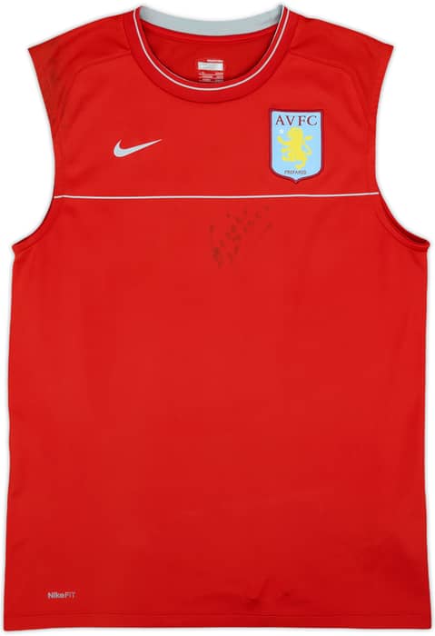2008-09 Aston Villa Signed Nike Training Vest - 5/10 - (S)