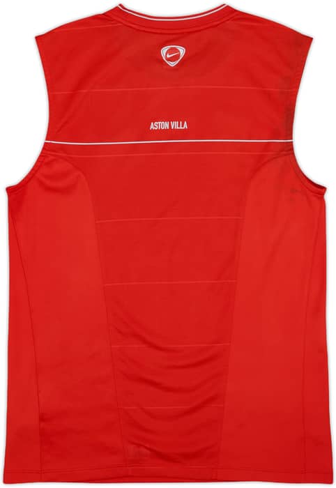 2008-09 Aston Villa Signed Nike Training Vest - 5/10 - (S)