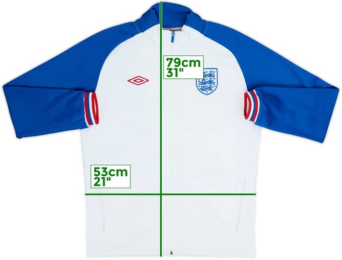 2010-11 England Umbro Track Jacket - 6/10 - (L)