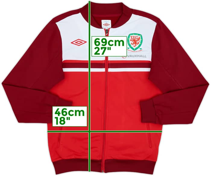 2012-13 Wales Umbro Track Jacket - 8/10 - (S)