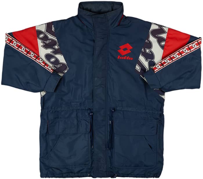 1990s Lotto Template Padded Bench Coat - 8/10 - (XL)