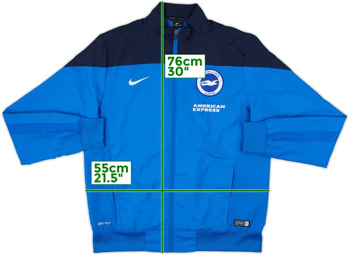 2014-15 Brighton Nike Track Jacket - 8/10 - (M)