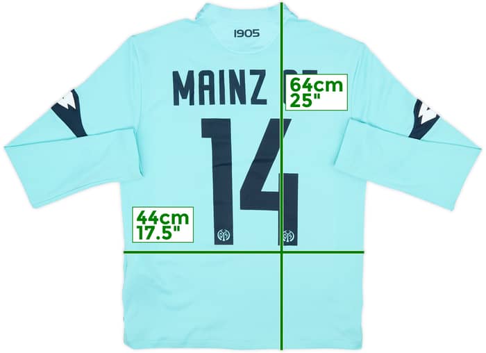 2018-19 Mainz Away L/S Shirt #14 - 8/10 - (XS)