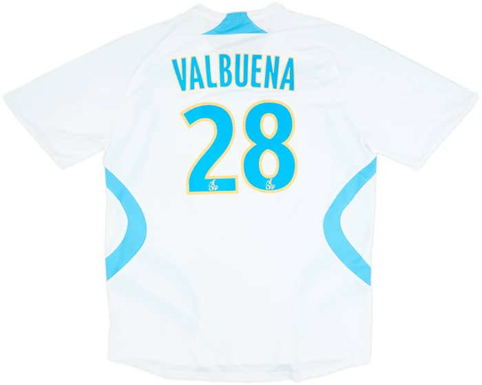 2007-08 Olympique Marseille Home Shirt Valbuena #28 - 8/10 - (XL)