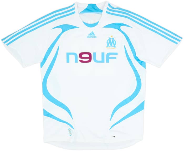 2007-08 Olympique Marseille Home Shirt Valbuena #28 - 8/10 - (XL)