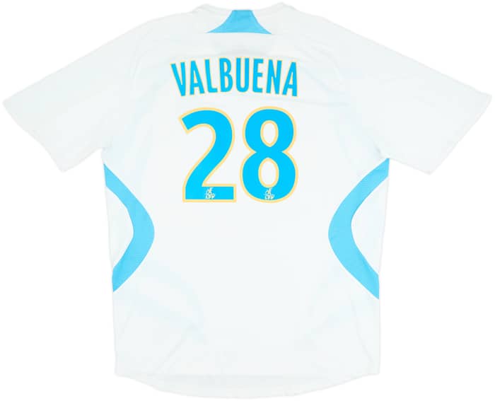 2007-08 Olympique Marseille Local Camiseta Valbuena #28 - 6/10 - (XL)