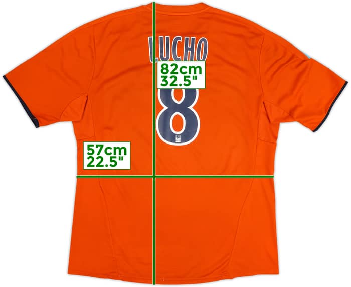 2011-12 Olympique Marseille Third Shirt Lucho #8 - 8/10 - (XXL)