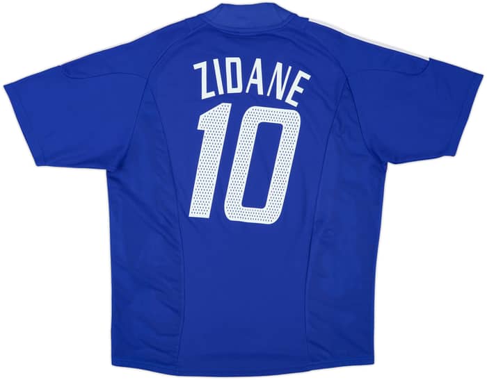 2002-04 France Home Shirt Zidane #10 - 8/10 - (L)