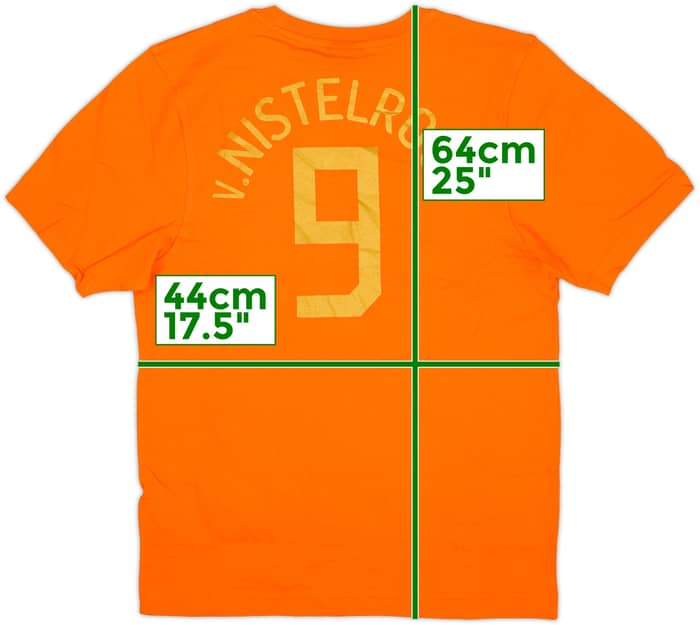 2006-07 Netherlands Nike Tee v. Nistelrooy #9 (S)