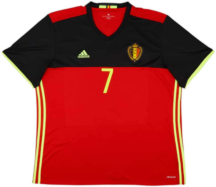 2016-17 Belgium Home Shirt De Bruyne #7 - 10/10 - (XXL)