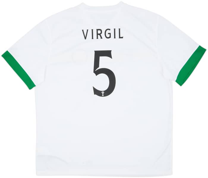 2014-15 Celtic European Third Shirt Virgil #5 - 10/10 - (XXL)