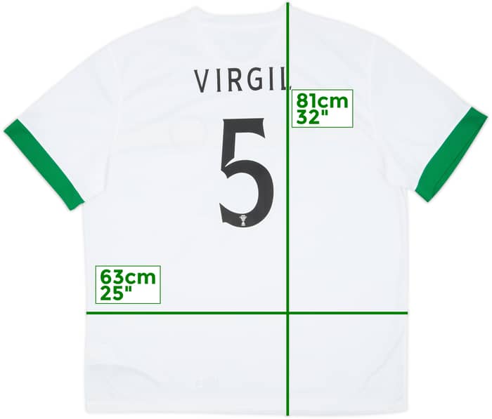 2014-15 Celtic European Third Shirt Virgil #5 - 10/10 - (XXL)