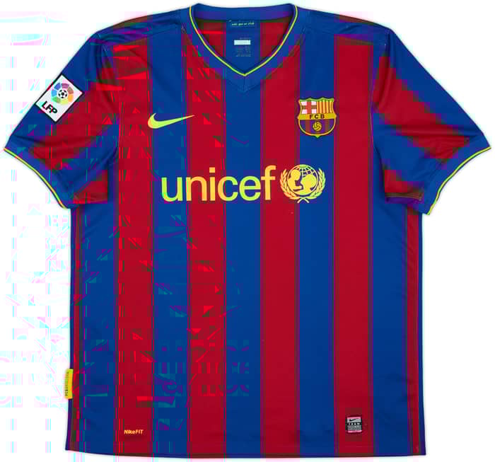 2009-10 Barcelona Home Shirt Ibrahimovic #9 - 8/10 - (L)
