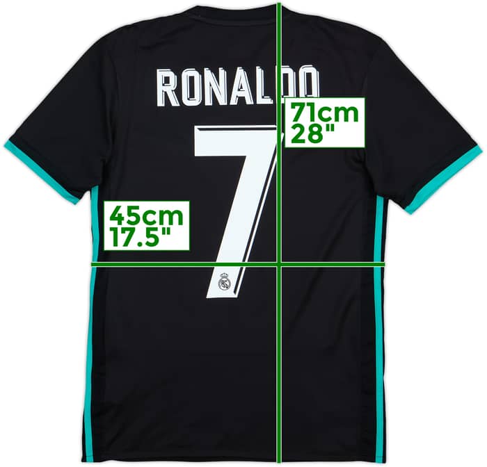 2017-18 Real Madrid Away Shirt Ronaldo #7 - 8/10 - (XS)