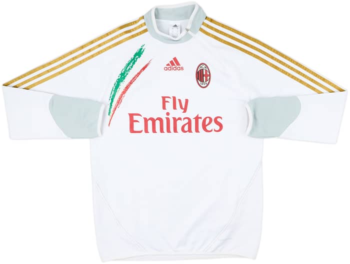 2013-14 AC Milan adidas Formotion 1/4 Zip Drill Top - 8/10 - (M/L)