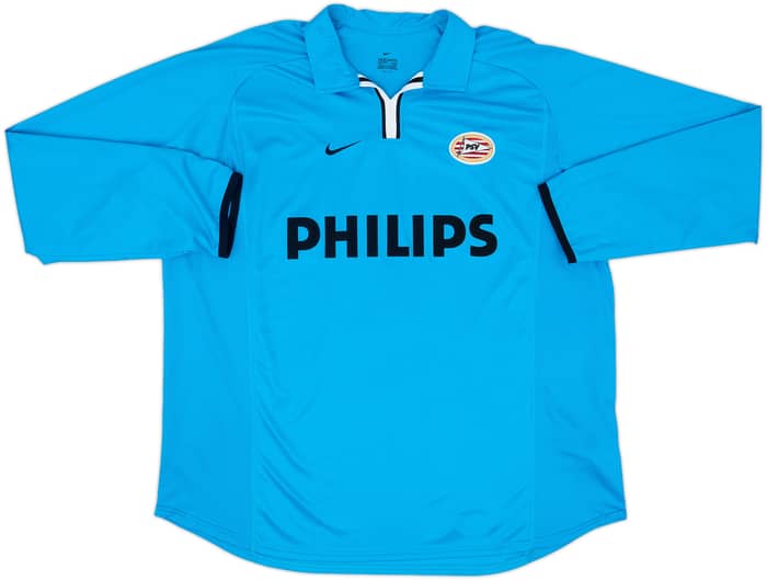 2001-02 PSV Player Issue Away L/S Shirt Kezman #9 - 8/10 - (XXL)
