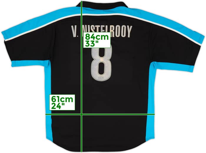 1999-01 PSV Away Shirt V.Nistelrooy #8 - 6/10 - (XXL)