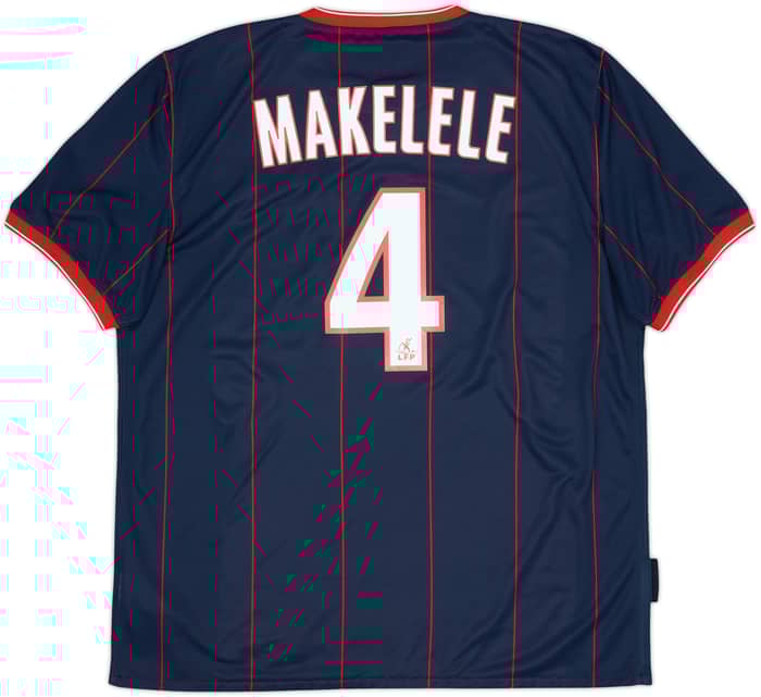 2009-10 Paris Saint-Germain Home Shirt Makelele #4 - 8/10 - (XL)